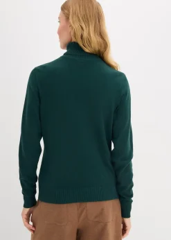 Pull col roulé