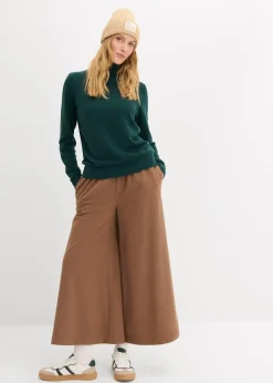 Pull col roulé