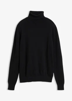 Pull col roulé