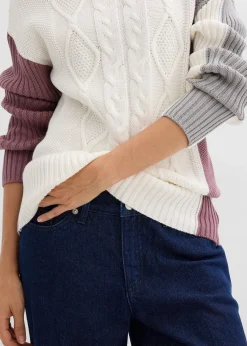 Pull col roulé