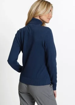 Pull col roulé
