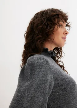 Pull col roulé