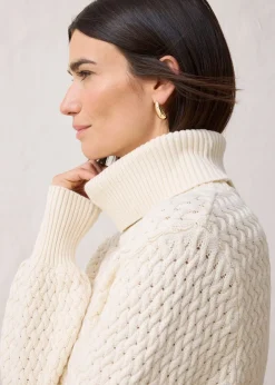 Pull col roulé avec laine mérinos