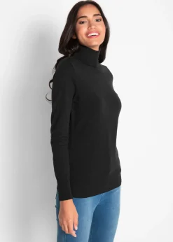 Pull col roulé basique