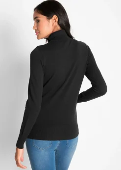 Pull col roulé basique