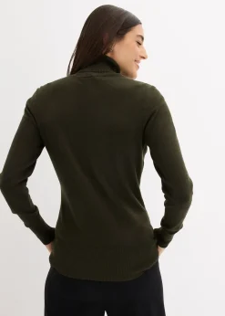Pull col roulé basique