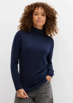 Pull col roulé basique