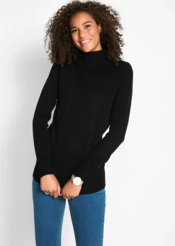 Pull col roulé basique
