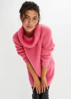 Pull col roulé oversize