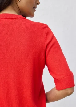Pull coton et soie