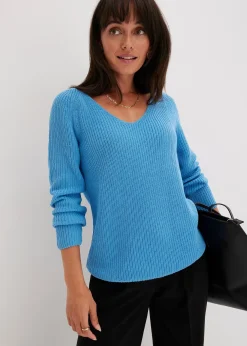 Pull côtelé 100% coton