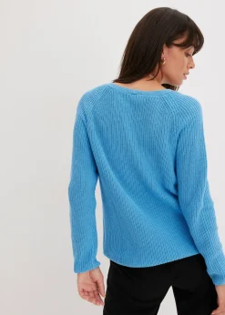 Pull côtelé 100% coton