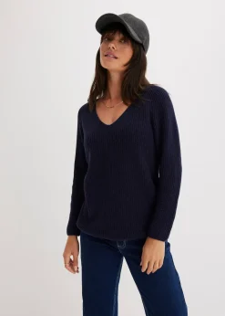 Pull côtelé 100% coton