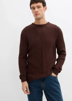 Pull côtelée