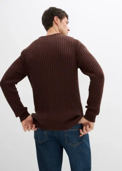 Pull côtelée