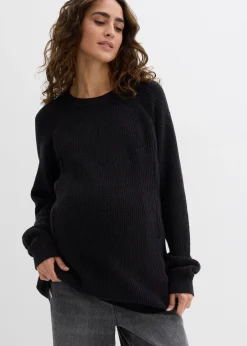 Pull de grossesse avec ouvertures discrètes pour l’allaitement