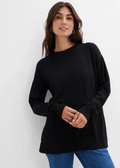 Pull de grossesse doux avec fentes pour l’allaitement