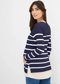 Pull de grossesse et d’allaitement en maille légère