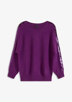 Pull en fine maille à sequins