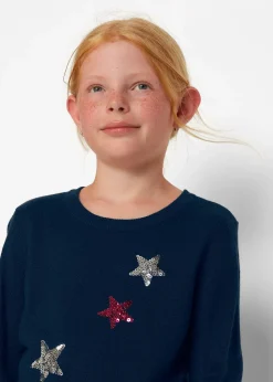 Pull en fine maille à sequins