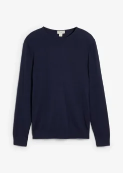Pull en fine maille avec laine mérinos