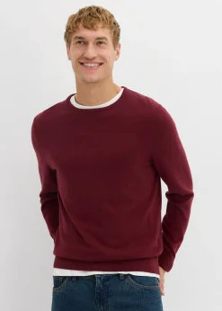 Pull en fine maille avec laine mérinos