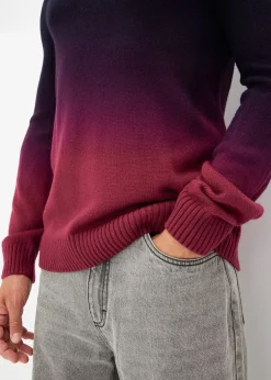 Pull en fine maille, effet dégradé
