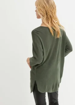 Pull en fine maille manches 3/4