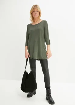 Pull en fine maille manches 3/4