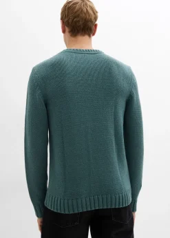 Pull en grosse maille à motif torsadé