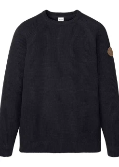 Pull en grosse maille avec coton recyclé