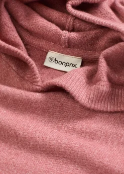 Pull en maille à capuche
