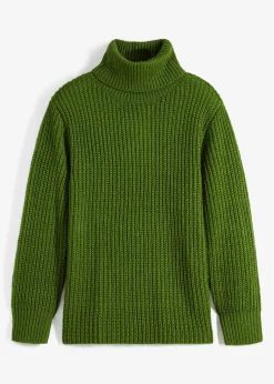 Pull en maille à col roulé