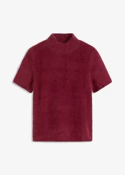 Pull en maille poilue