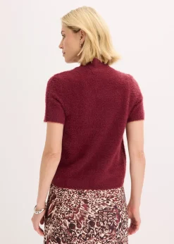 Pull en maille poilue