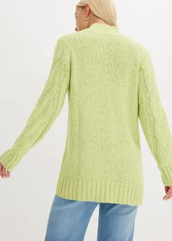 Pull en maille torsadée