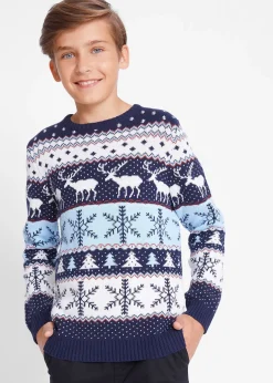 Pull garçon avec rennes