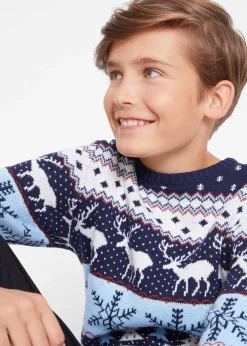 Pull garçon avec rennes