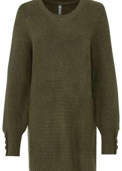 Pull long à boutons