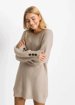 Pull long à boutons