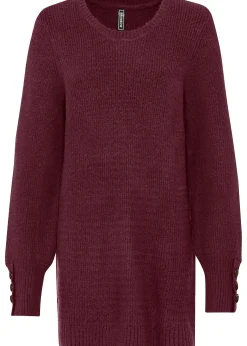Pull long à boutons