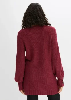 Pull long à boutons