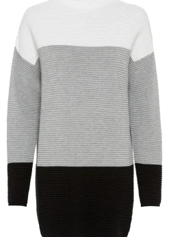 Pull long à rayures