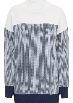 Pull long décontracté