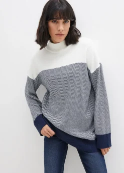 Pull long décontracté