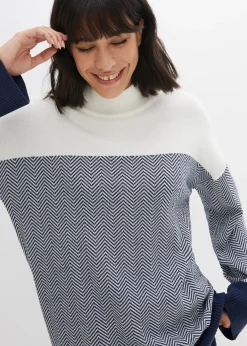 Pull long décontracté