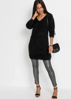 Pull long duveteux