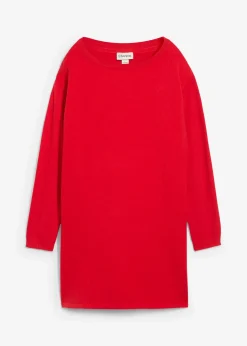 Pull long en coton recyclé majoritaire