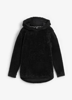 Pull long en polaire douce, oversize