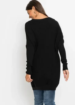 Pull long en viscose mélangée